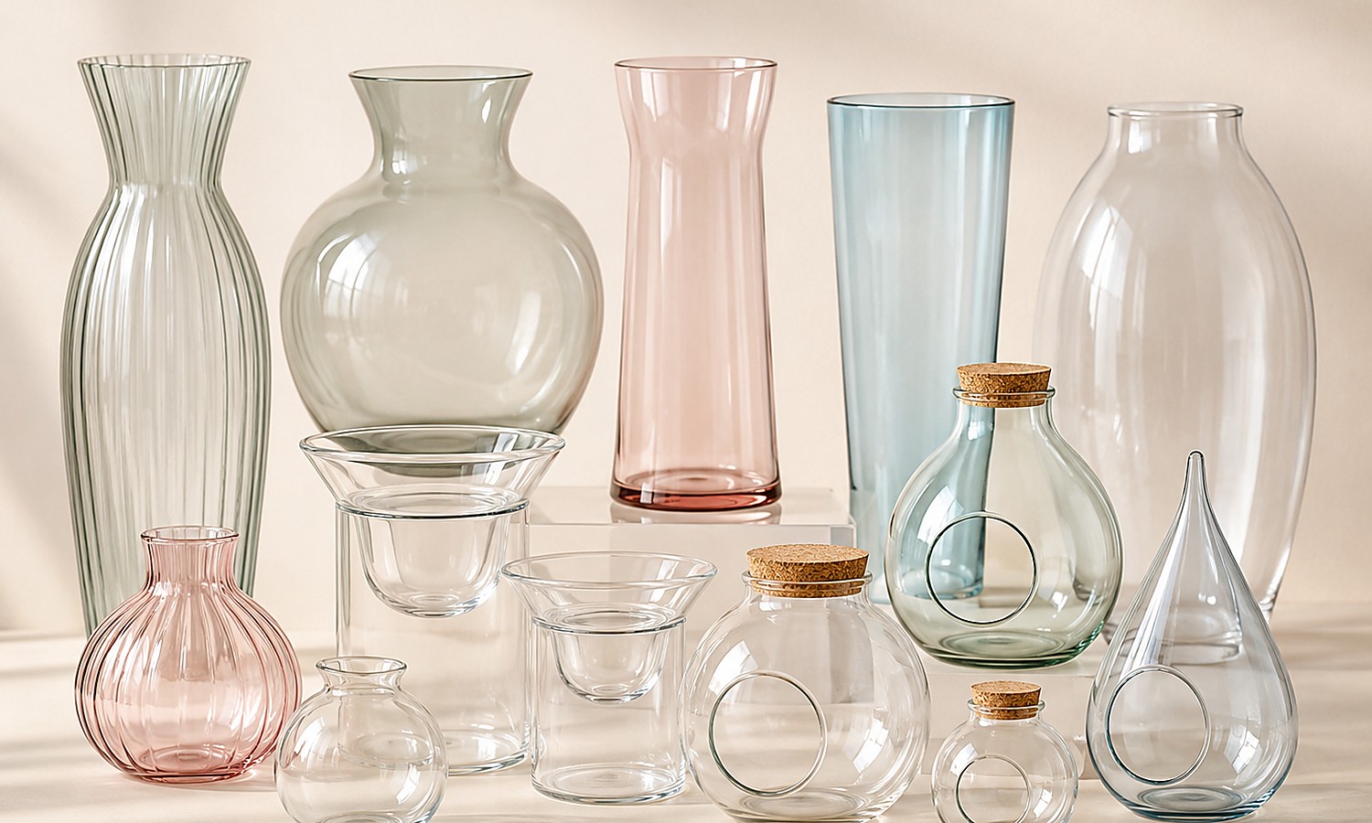 Glas producten van Floramics
