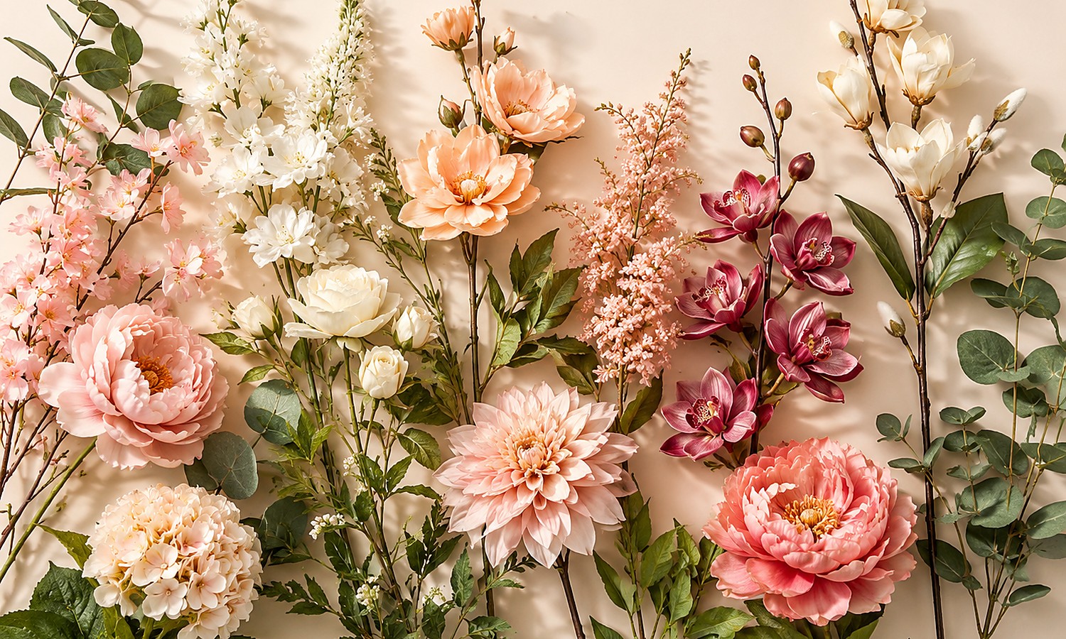 Zijden bloemen producten van Floramics